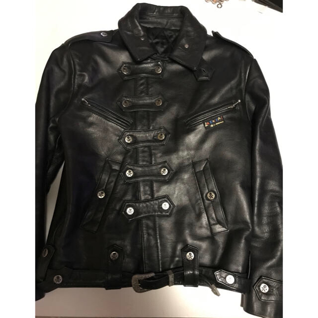 JOHNSONS(ジョンソンズ)のJOHNSONS　LA ROCKA復刻biker jacket メンズのジャケット/アウター(ライダースジャケット)の商品写真