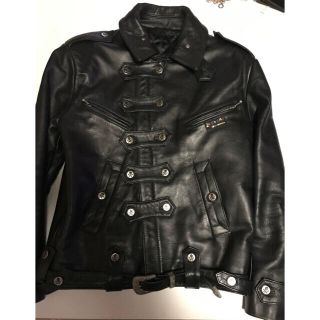 ジョンソンズ(JOHNSONS)のJOHNSONS　LA ROCKA復刻biker jacket(ライダースジャケット)