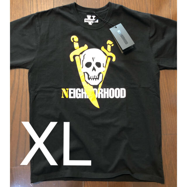 XL vlone neighborhood TEE 黒 ブラックメンズ