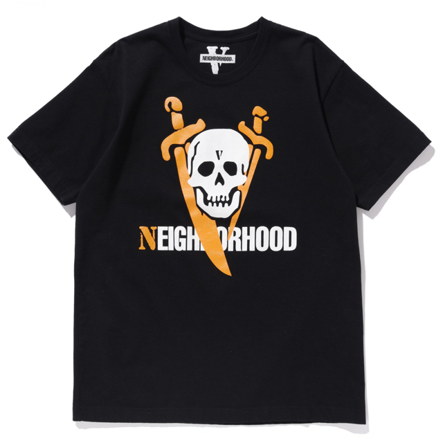 トップスXL vlone neighborhood TEE 黒 ブラック