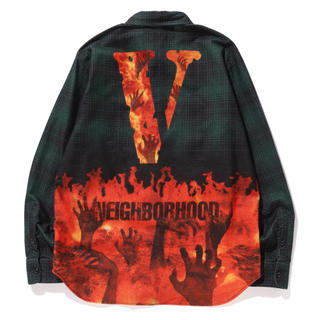ネイバーフッド(NEIGHBORHOOD)のVlone x Neighborhood Lumbers Shirt L(シャツ)