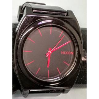 ニクソン(NIXON)の(7) 電池交換済　ニクソン　ブラックメンズ腕時計　USED送料無料！(腕時計(アナログ))