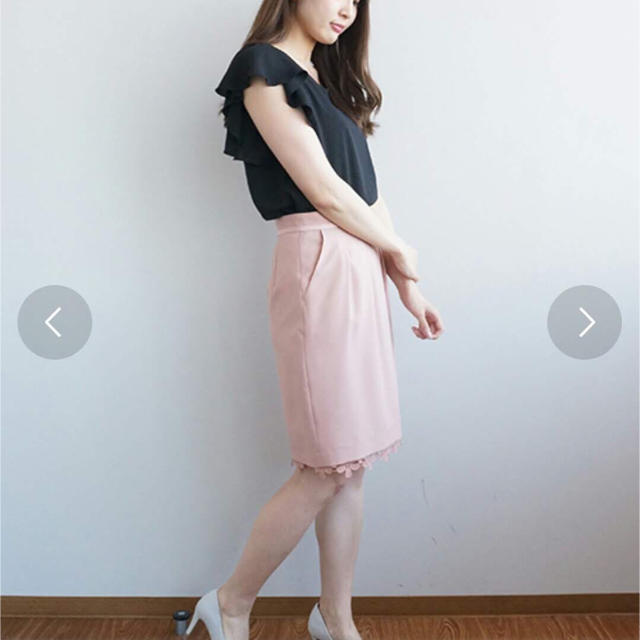 PROPORTION BODY DRESSING(プロポーションボディドレッシング)の春物春服♡新品タグ付♡エステルリネンスカート♡プロポーションボディドレッシング レディースのスカート(ひざ丈スカート)の商品写真