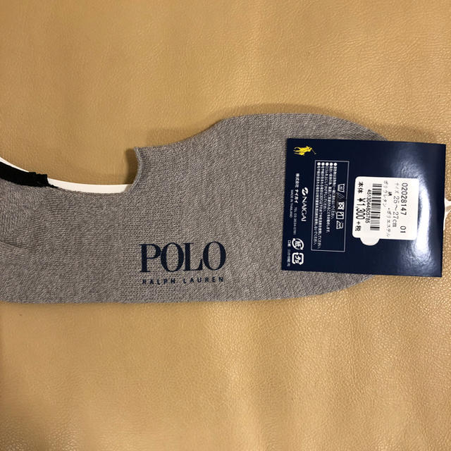 POLO RALPH LAUREN(ポロラルフローレン)の新品 メンズ POLO ポロラルフローレン 人気 カバーショートソックス2足 メンズのレッグウェア(ソックス)の商品写真