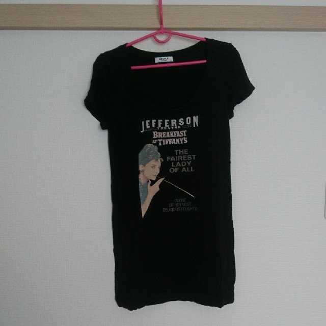 Delyle(デイライル)のオードリーロングTシャツ レディースのトップス(Tシャツ(半袖/袖なし))の商品写真