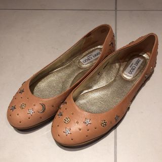 ジミーチュウ(JIMMY CHOO)のジミーチュウ フラットシューズ 37(バレエシューズ)