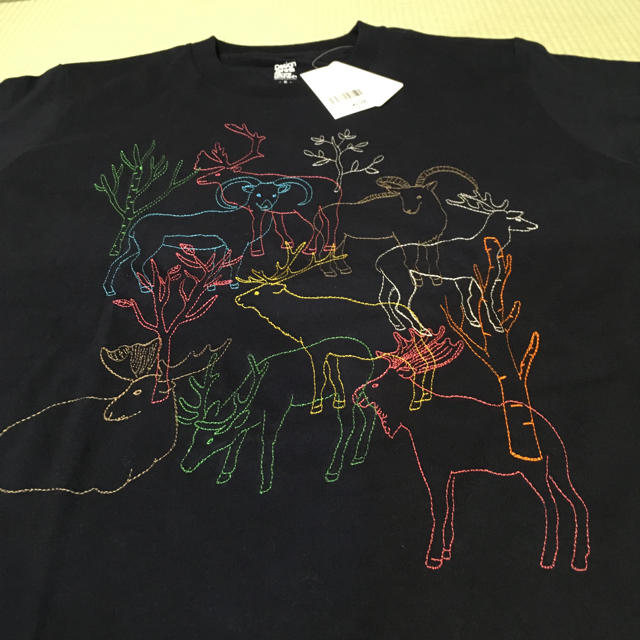 Design Tshirts Store graniph - 【jam様専用】グラニフ 動物刺繍柄半袖Tシャツの通販 by sanch829
