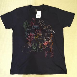 グラニフ(Design Tshirts Store graniph)の【jam様専用】グラニフ  動物刺繍柄半袖Ｔシャツ(Tシャツ/カットソー(半袖/袖なし))