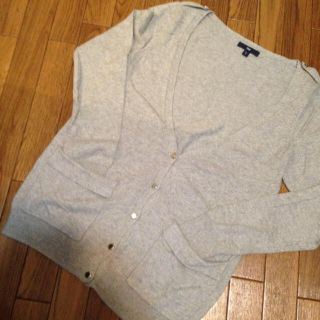 ギャップ(GAP)のGAP カーディガン グレー ベーシック コットン100%(カーディガン)