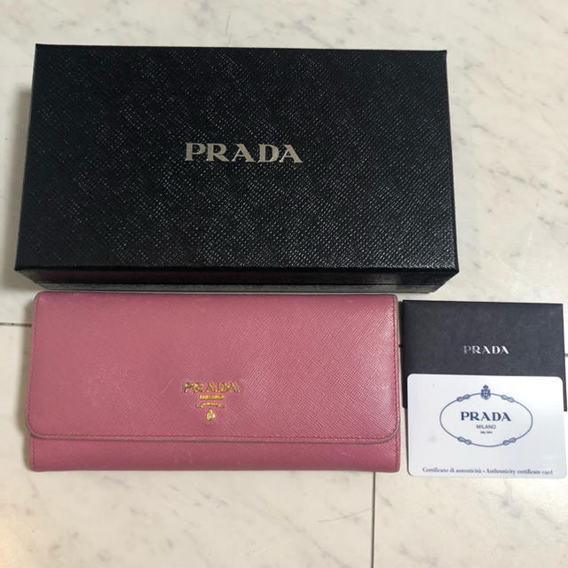PRADA(プラダ)のPRADA 二つ折り長財布  サフィアーノ メンズのファッション小物(長財布)の商品写真