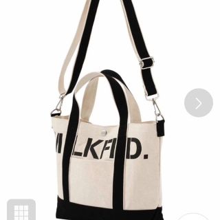 ミルクフェド(MILKFED.)の新品★ STENCIL LOGO MIDIUM 2WAY CANVAS TOTE(トートバッグ)