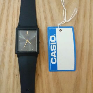 カシオ(CASIO)のCASIO 腕時計 チープカシオ 黒 ブラック 電池交換済 新品 MQ-38(腕時計)