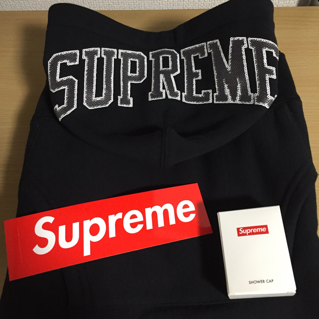 Supreme Sequin Arc Hooded Sweatshirt