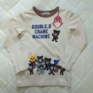 ミキハウス(mikihouse)のミキハウス　ロンT   130 　ダブルビー　中古(Tシャツ/カットソー)