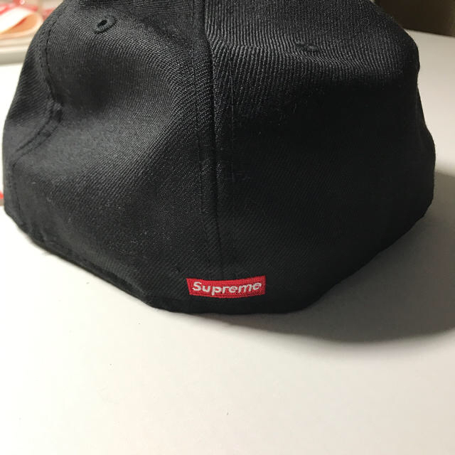 Supreme18FW classic script NEWERA BLACK