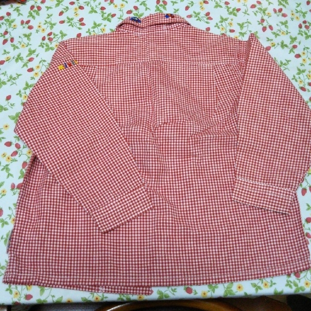 mikihouse(ミキハウス)のミキハウス　ギンガムチェックシャツ　90 キッズ/ベビー/マタニティのキッズ服男の子用(90cm~)(ブラウス)の商品写真