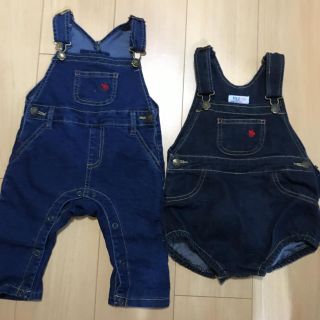 ポロラルフローレン(POLO RALPH LAUREN)のPOLO Baby デニム オーバーオール 70-80(パンツ)