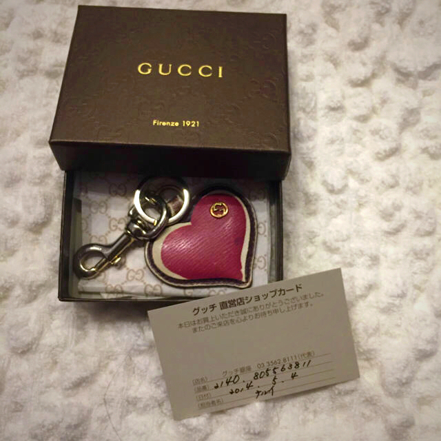 Gucci(グッチ)のGUCCI  ❤️ハートのキーホルダー レディースのファッション小物(キーホルダー)の商品写真