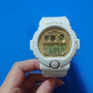 ベビージー(Baby-G)のCASIO BABY-G ベビージー ホワイト×ゴールド BG-6901-7JF(腕時計)