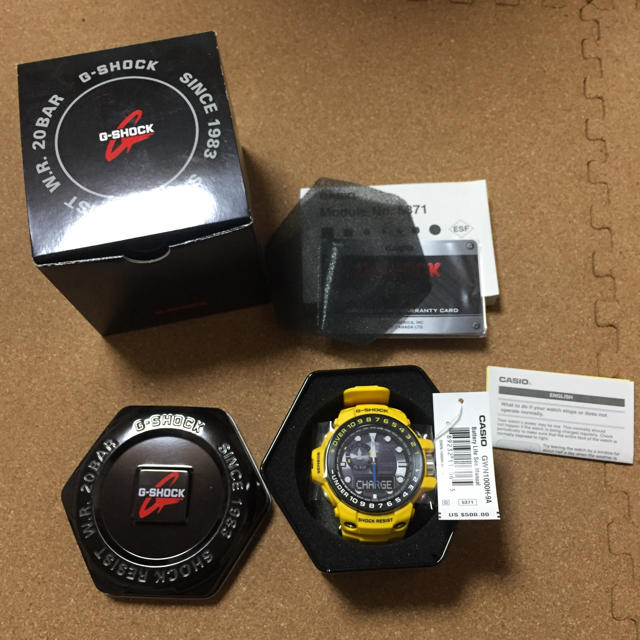 G-SHOCK - G-SHOCK ガルフマスター 電波 タフソーラー GWN-1000H-9Aの ...