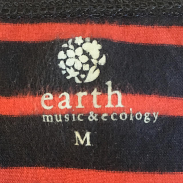 earth music & ecology(アースミュージックアンドエコロジー)のアース  ボーダーカットソー M レディースのトップス(カットソー(長袖/七分))の商品写真