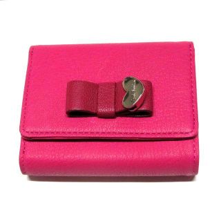 ポールスミス(Paul Smith)の新品ポールスミス Paul Smith 三つ折り財布 Cリボン2 羊革(財布)
