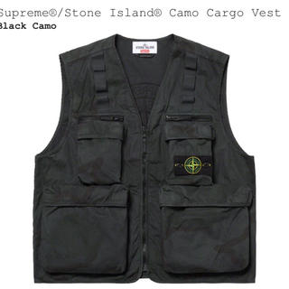 シュプリーム(Supreme)のsupreme stone island camo cargo vest(ベスト)