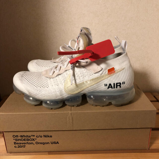 nike offwhite vapormax 27.5