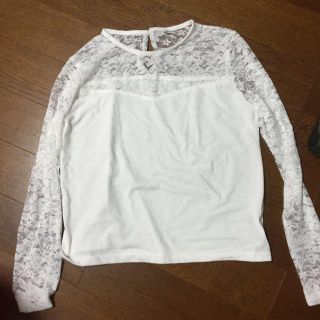 ウィゴー(WEGO)のWEGOレーストップス(Tシャツ(長袖/七分))