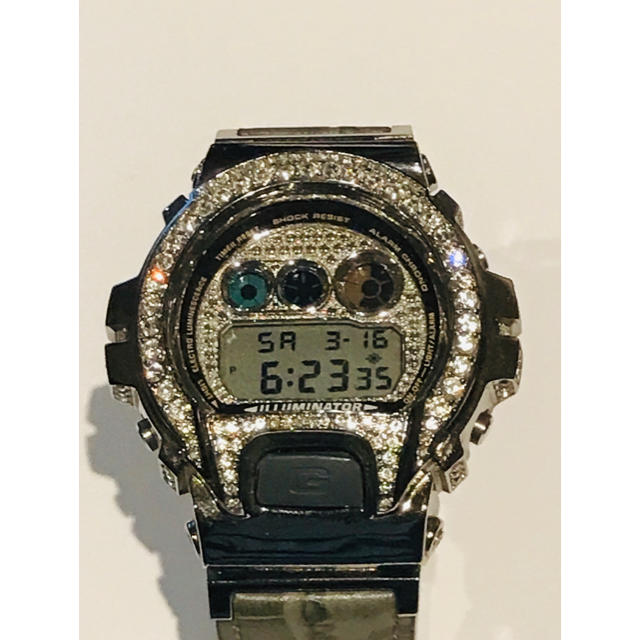 CASIO G-SHOCK Gショック DW-6900 CZダイヤ フルカスタム