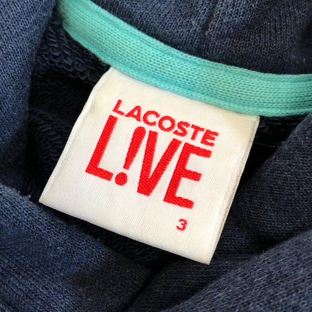 LACOSTE L!VE(ラコステライブ)の【3150様専用】LACOSTE L!VE パーカー Sサイズ デカワニ メンズのトップス(パーカー)の商品写真