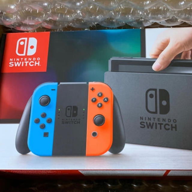 新品 ニンテンドースイッチ ネオンブルー ネオンレッド家庭用ゲーム機本体