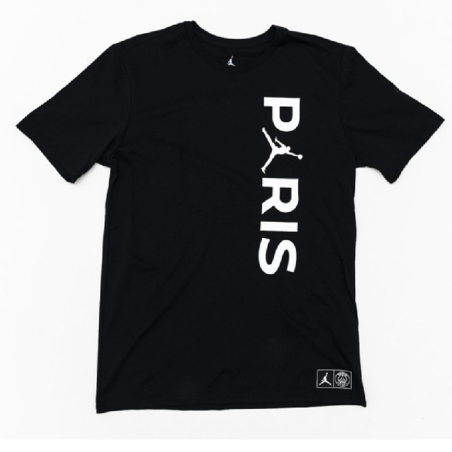 XSサイズ ナイキ パリサンジェルマン ロゴ Tシャツ ブラックTシャツ/カットソー(半袖/袖なし)