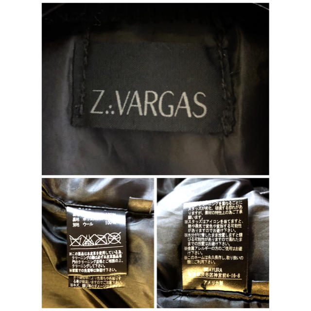 LHP(エルエイチピー)のZAC VARGAS ザックバルガス ウールメルトンリメイクスタジャン 古着加工 メンズのジャケット/アウター(スタジャン)の商品写真