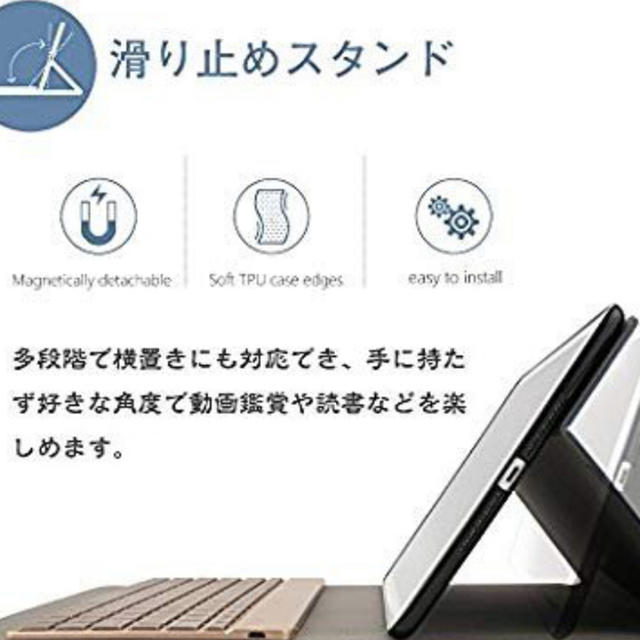 iPad Pro11 キーボード ケース （ダークブルー） DINGRICH  スマホ/家電/カメラのスマホアクセサリー(iPadケース)の商品写真