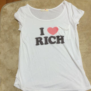 リッチ(rich)のロゴTシャツ♡rich(Tシャツ(半袖/袖なし))