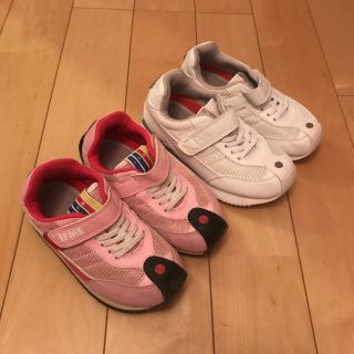 ニューバランス(New Balance)のイフミーIFME スニーカー二足セット18c19cm入園入学使用回数少な目(スクールシューズ/上履き)