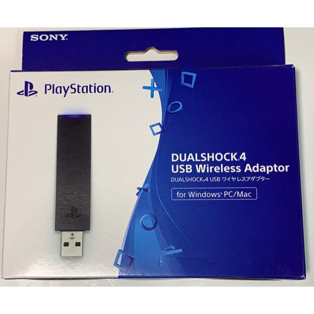 PlayStation4(プレイステーション4)のDualshock 4 USB Wireless Adaptor スマホ/家電/カメラのPC/タブレット(PC周辺機器)の商品写真