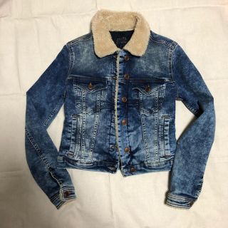 ザラ(ZARA)のZARA 美品 ボアデニム Sサイズ(Gジャン/デニムジャケット)