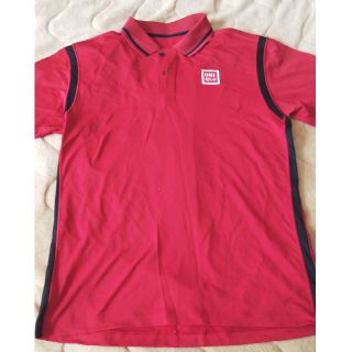 ユニクロ(UNIQLO)のユニクロ テニスウェア 赤 Ｌメンズ(ウェア)