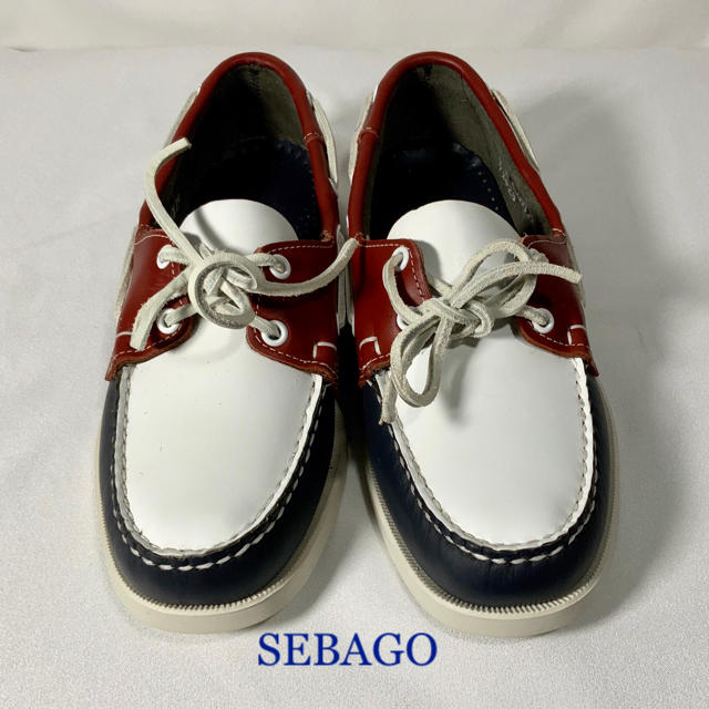 新品 未使用????SEA SEBAGO トリコロール デッキシューズ