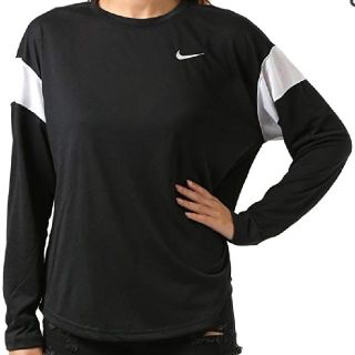 ナイキ(NIKE)の新品 M NIKE JUST DO IT dri-fit ロングスリーブTシャツ(Tシャツ(長袖/七分))