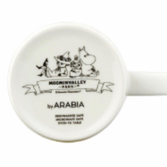 ARABIA(アラビア)のムーミンバレーパーク限定アラビアマグカップ1個&ピンバッチ一個セット インテリア/住まい/日用品のキッチン/食器(食器)の商品写真