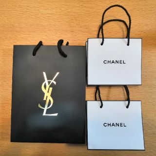 イヴサンローランボーテ(Yves Saint Laurent Beaute)の紙袋3点セット（CHANEL・YVES SAINT LAURENT）(ショップ袋)