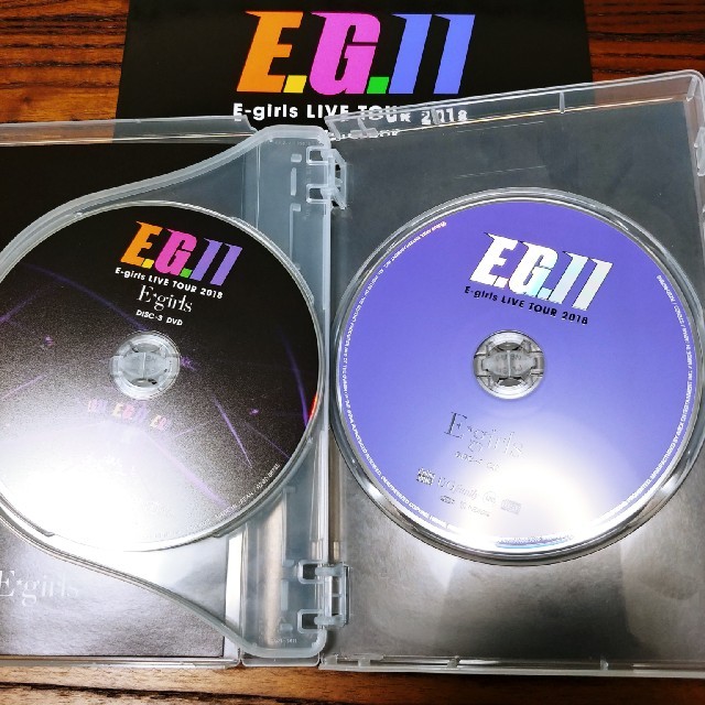 E-girls(イーガールズ)の値下げ！E-girls/LIVE TOUR 2018～E.G.11～初回盤DVD エンタメ/ホビーのDVD/ブルーレイ(ミュージック)の商品写真