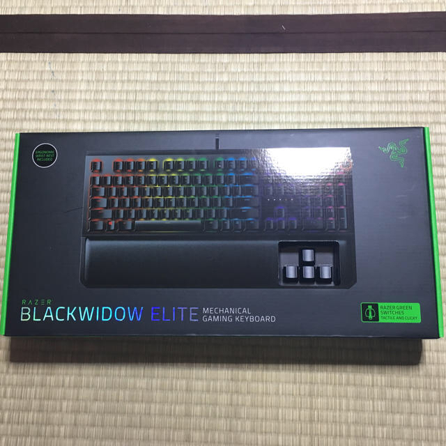 LAZER(レイザー)のRazer BLACKWIDOW ELITE スマホ/家電/カメラのPC/タブレット(PC周辺機器)の商品写真