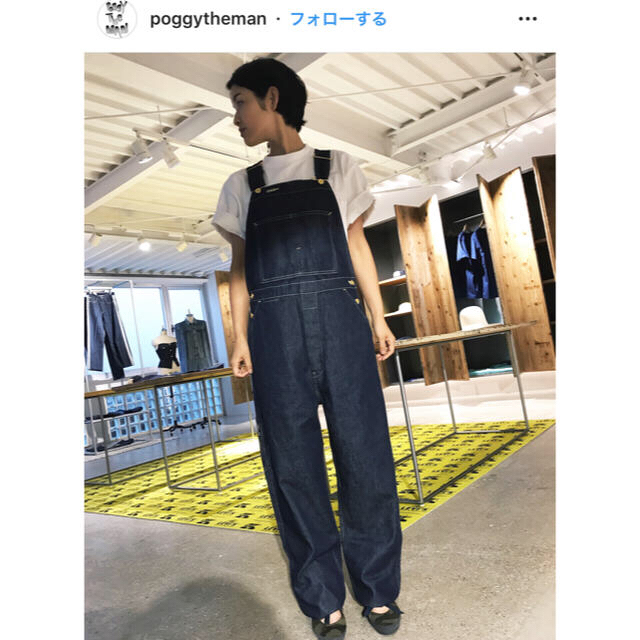 【試着のみ新品タグ付】Levi’s®×POGGYTHEMAN オーバーオール S