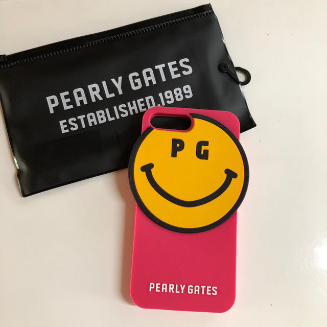 PEARLY GATES(パーリーゲイツ)のお値下げしました。パーリーゲイツの携帯カバーです😋 ハンドメイドのスマホケース/アクセサリー(スマホケース)の商品写真