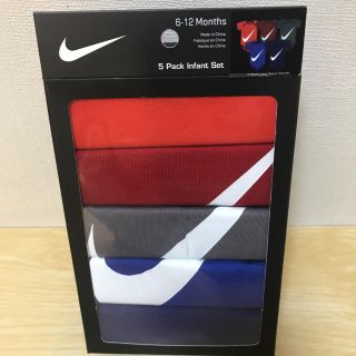 ナイキ(NIKE)のNIKE  5 PACK INFANT SET ナイキ ロンパース５枚セット(ロンパース)