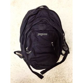 ジャンスポーツ(JANSPORT)のused 黒リュック(リュック/バックパック)